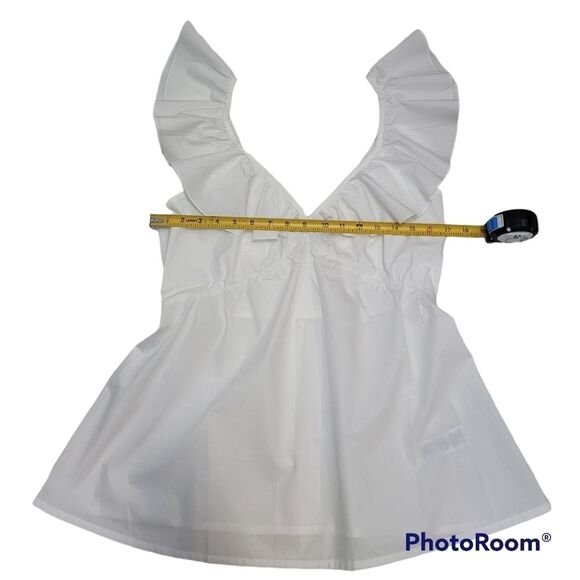 FRENCH‎ CONNECTION Azana Ruffle Empire Top SIZE 8 - Picture 5 of 13